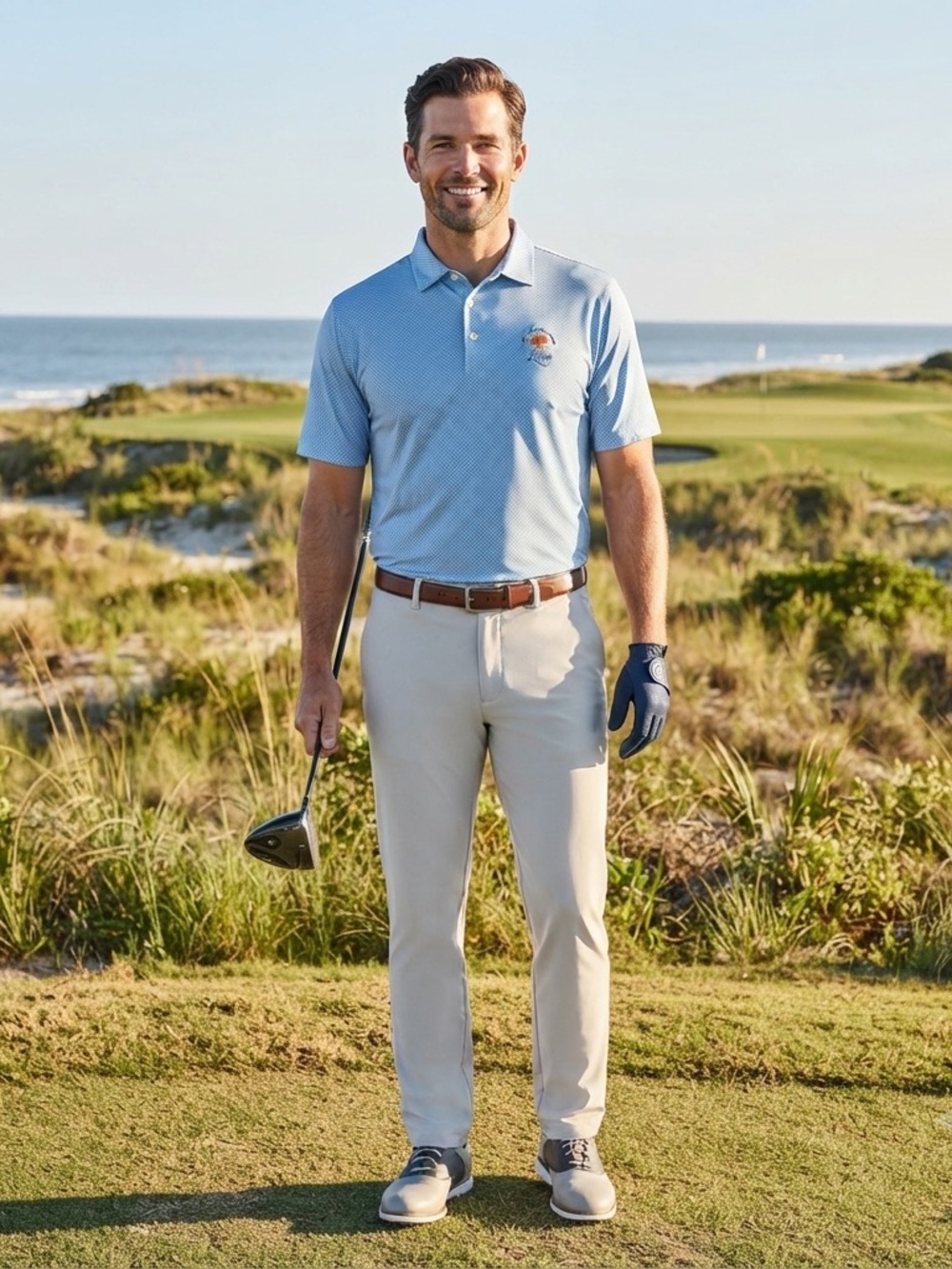 Peter Millar Crown Crafted Polo The Ocean Course Kiawah XL Country Club Luxury
